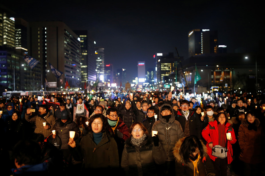 The Cherry Blossom Uprising: Monitory Democracy in Korea