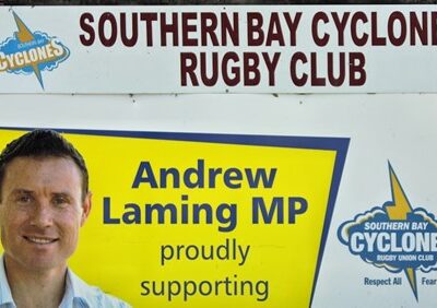 Andrew Laming’s $550,000 grant to rugby club with links to staffer