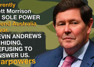 Kevin Andrews on war powers reform