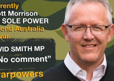 David Smith on war powers reform