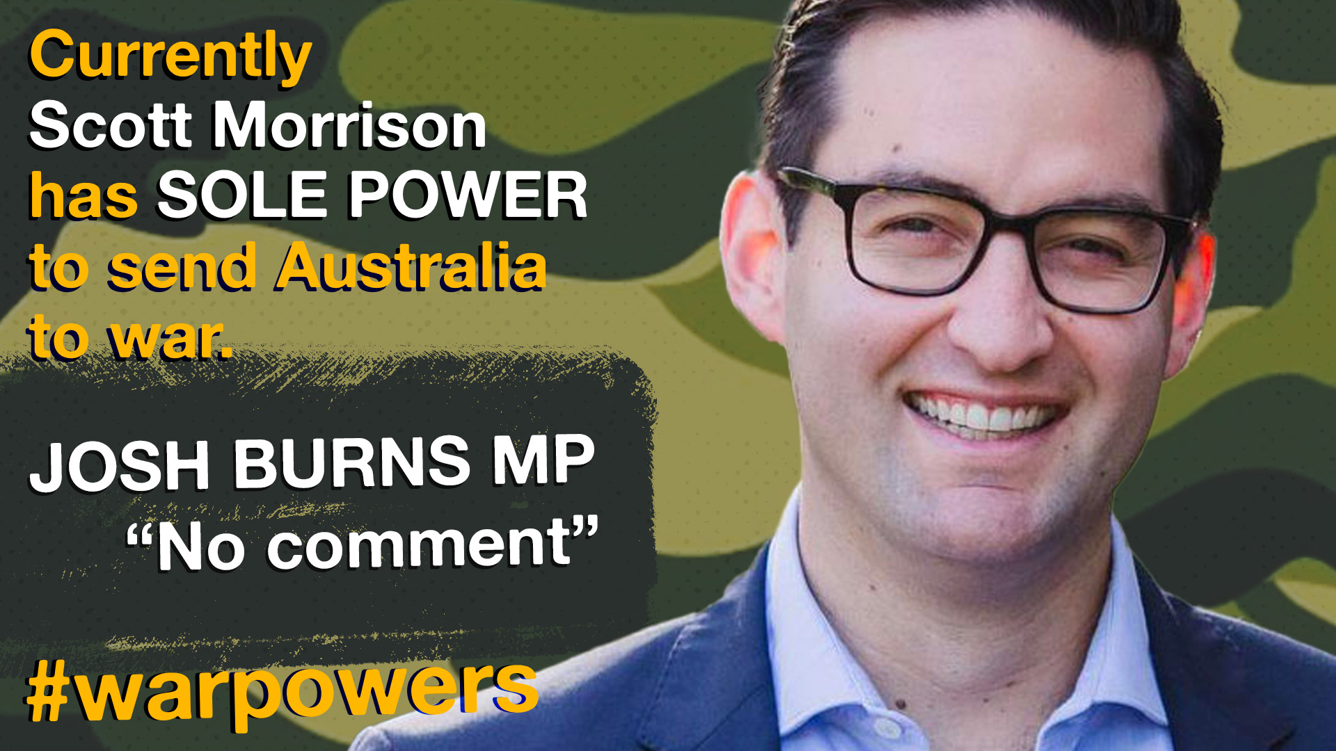 WAR POWERS JOSH BURNS