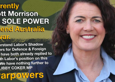 Libby Coker on war powers reform