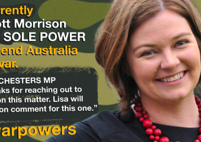 Lisa Chesters on war powers reform