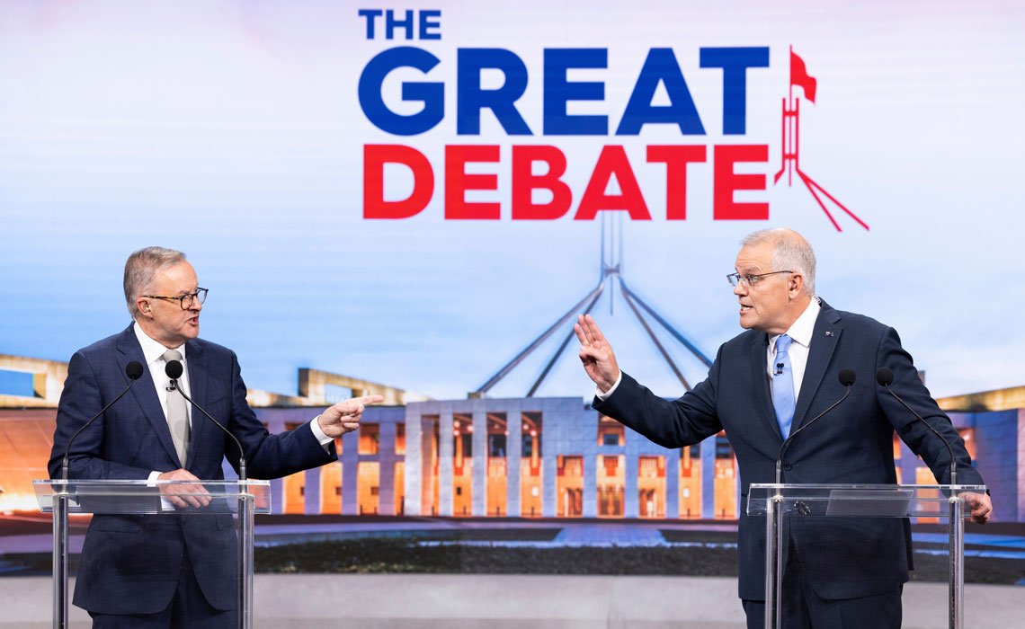 Albanese Morrison debate