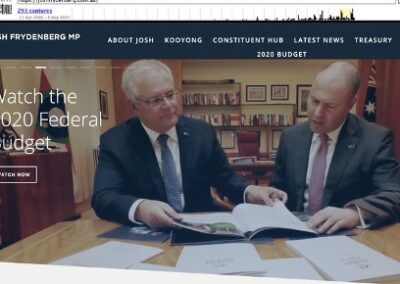 Frydenberg removes Morrison from his website