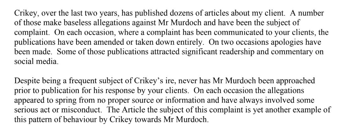 John Churchill letter excerpt