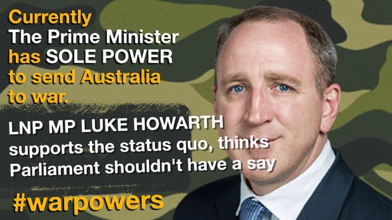 Luke Howarth on War Powers