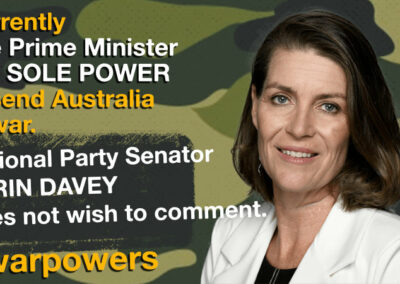 Perin Davey on war powers reform