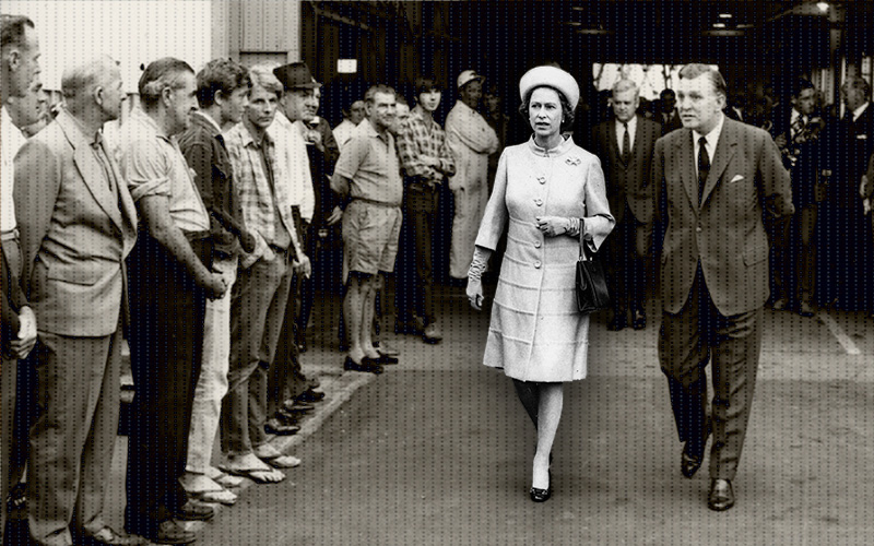 The Queen during one of her 16 visits to Australia.