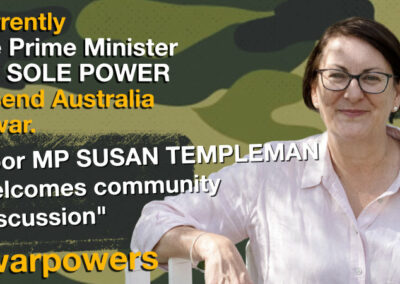 Susan Templeman on war powers reform