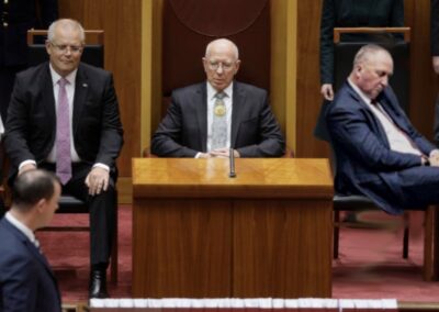 Royal Favours: pipe and slippers time for David Hurley and Scott Morrison