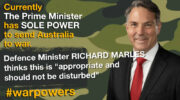 Richard Marles on War Powers