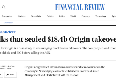 An Origin Original: how good is insider trading!