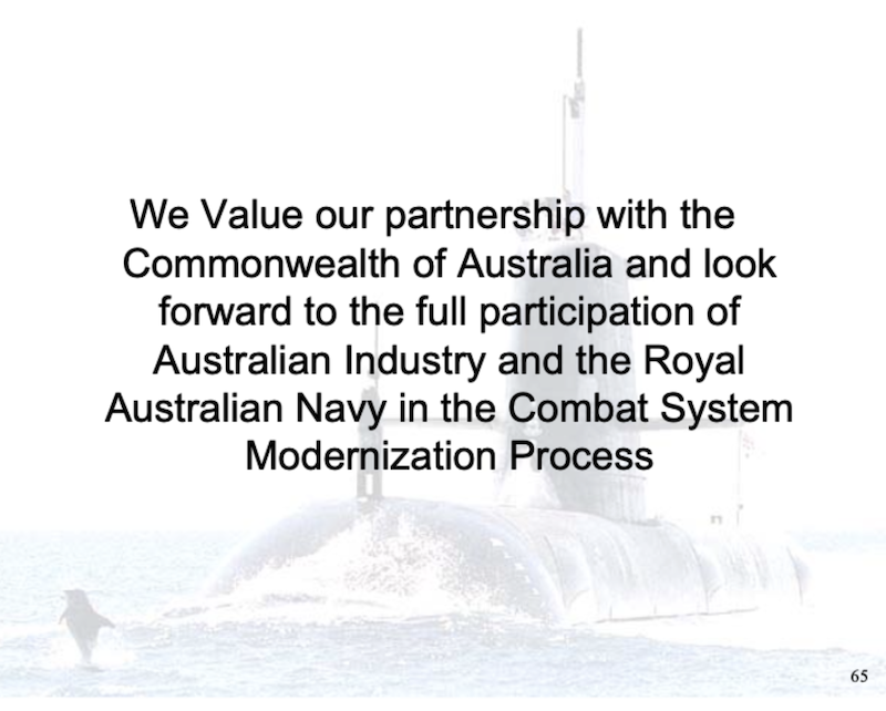 US Navy Presentation to Australian Industry 2003