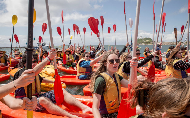 Coal port blockade