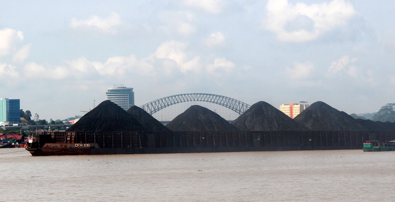 Indonesian coal barge
