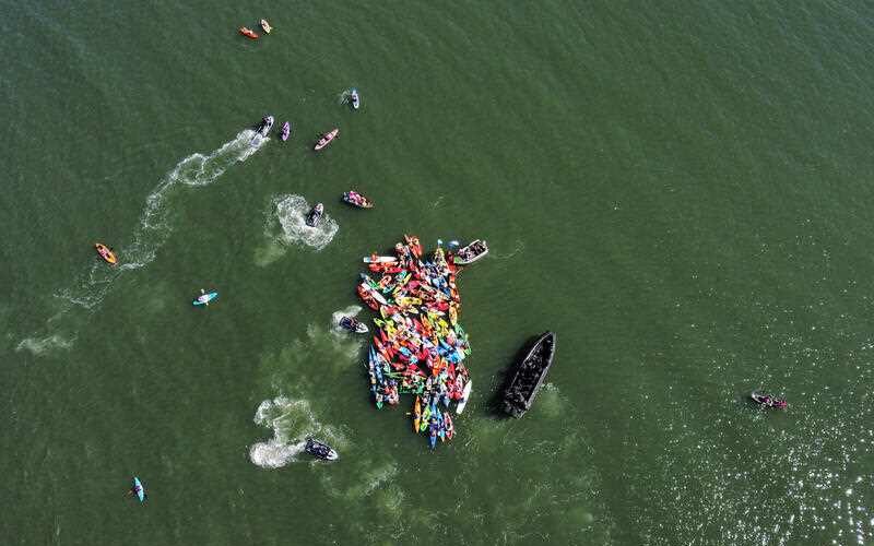Newcastle coal port protests