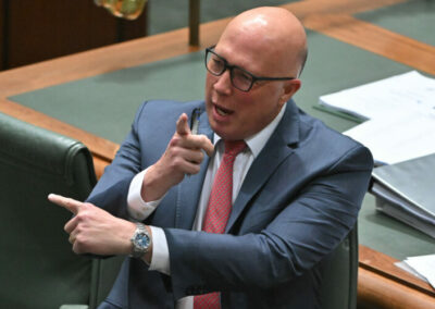Peter Dutton’s angry crusades. You never know what you’re gonna get.