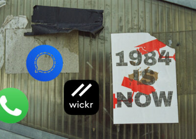 Orwell revisited. Transparency sucked down the electronic memory hole of disappearing messages