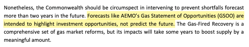 AEMO Should Stick to Helping the Cartel? (Source: FOI)