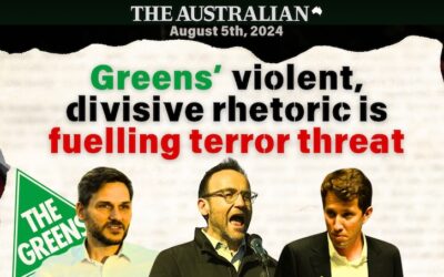 Far right Israel lobby group campaigning hard against the Greens in Queensland
