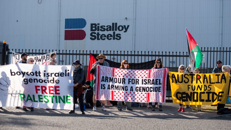 Bisalloy Steel protests