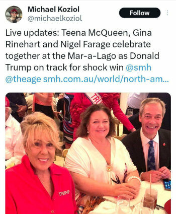 Rinehart at Mar-a-lago