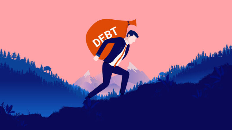Mountain of debt