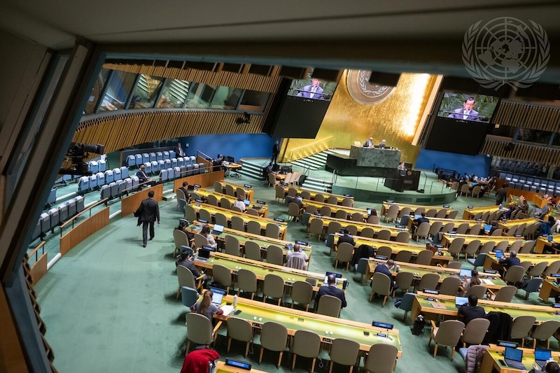 UN General Assembly votes 170-6 for Palestine