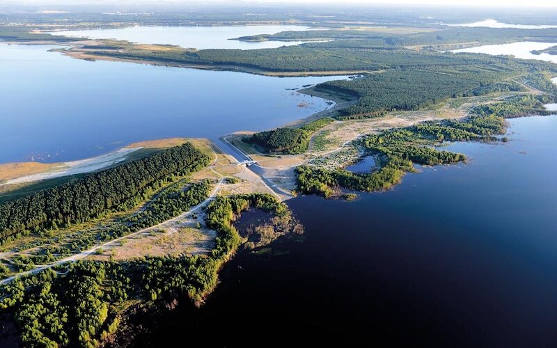 East Germany's Lusation Lakes district. Image: Hunter Lakes Corporation
