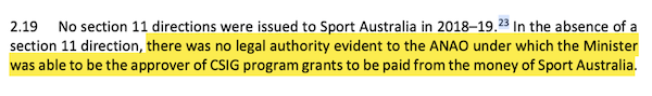 Auditor-General's findings (FOI)