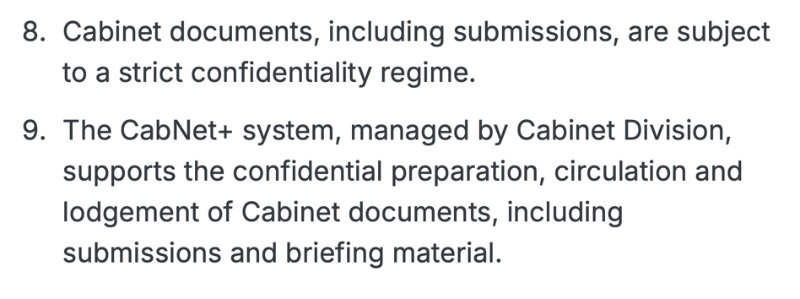 CabNet rules