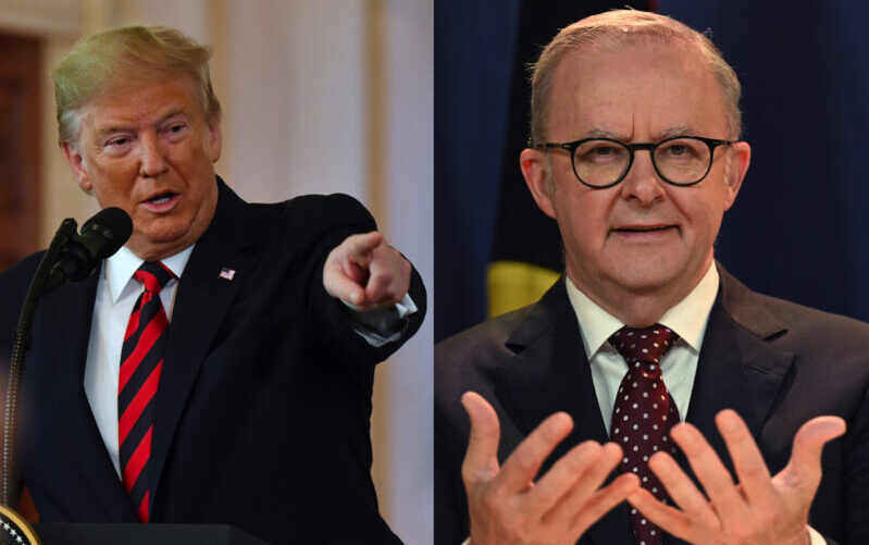 Trump and Albanese