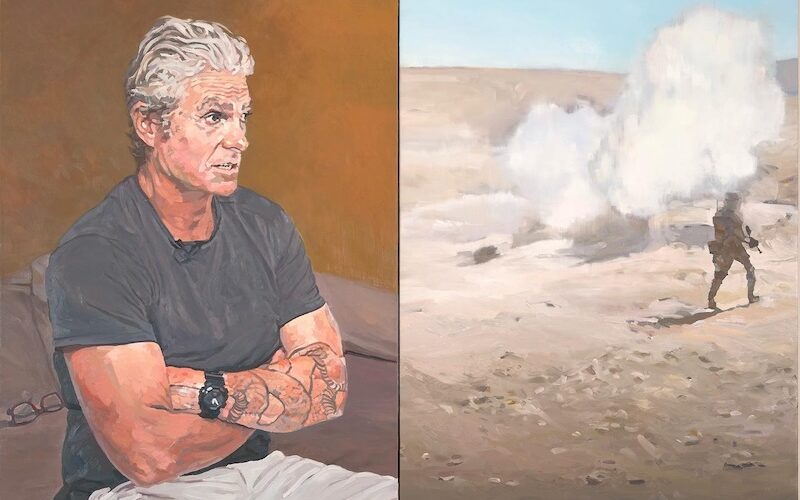 Afghan War Crimes Whistleblower David McBride. Portrait by @kate_stevens_artist. Image: Facebook