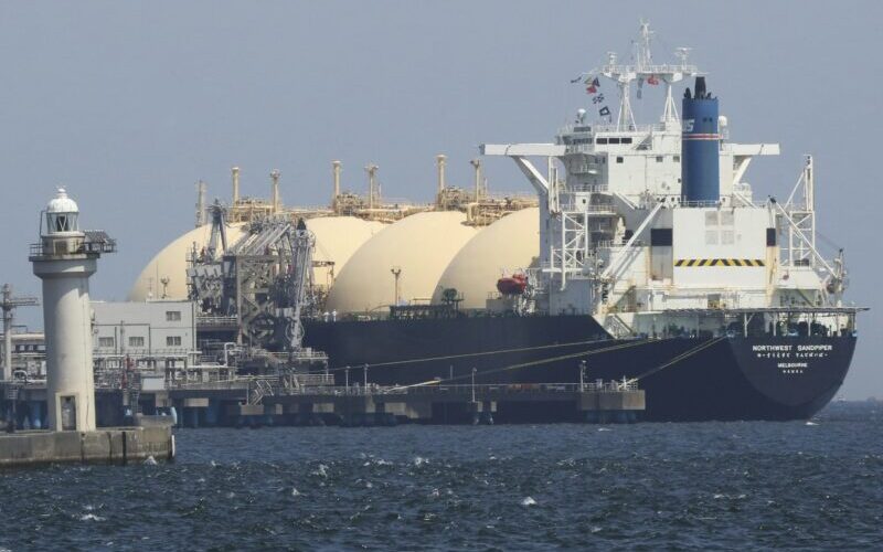 Gas export ship
