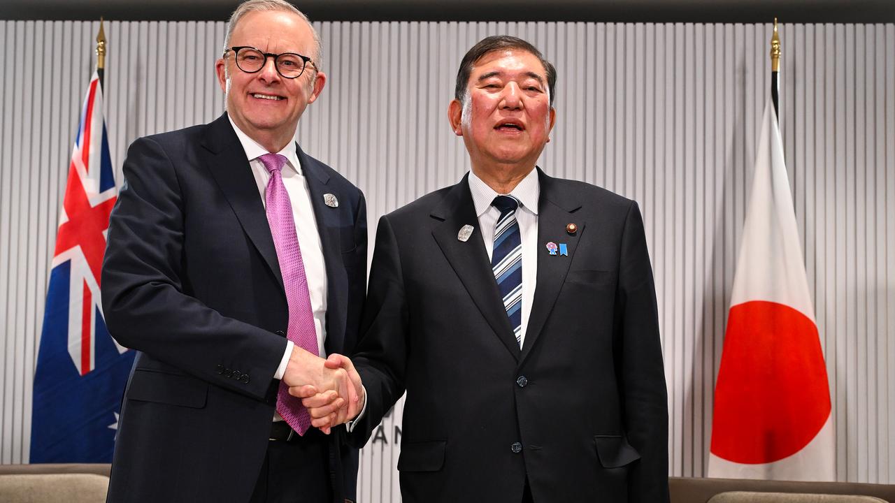 Anthony Albanese and the Prime Minister of Japan Shigeru Ishiba.