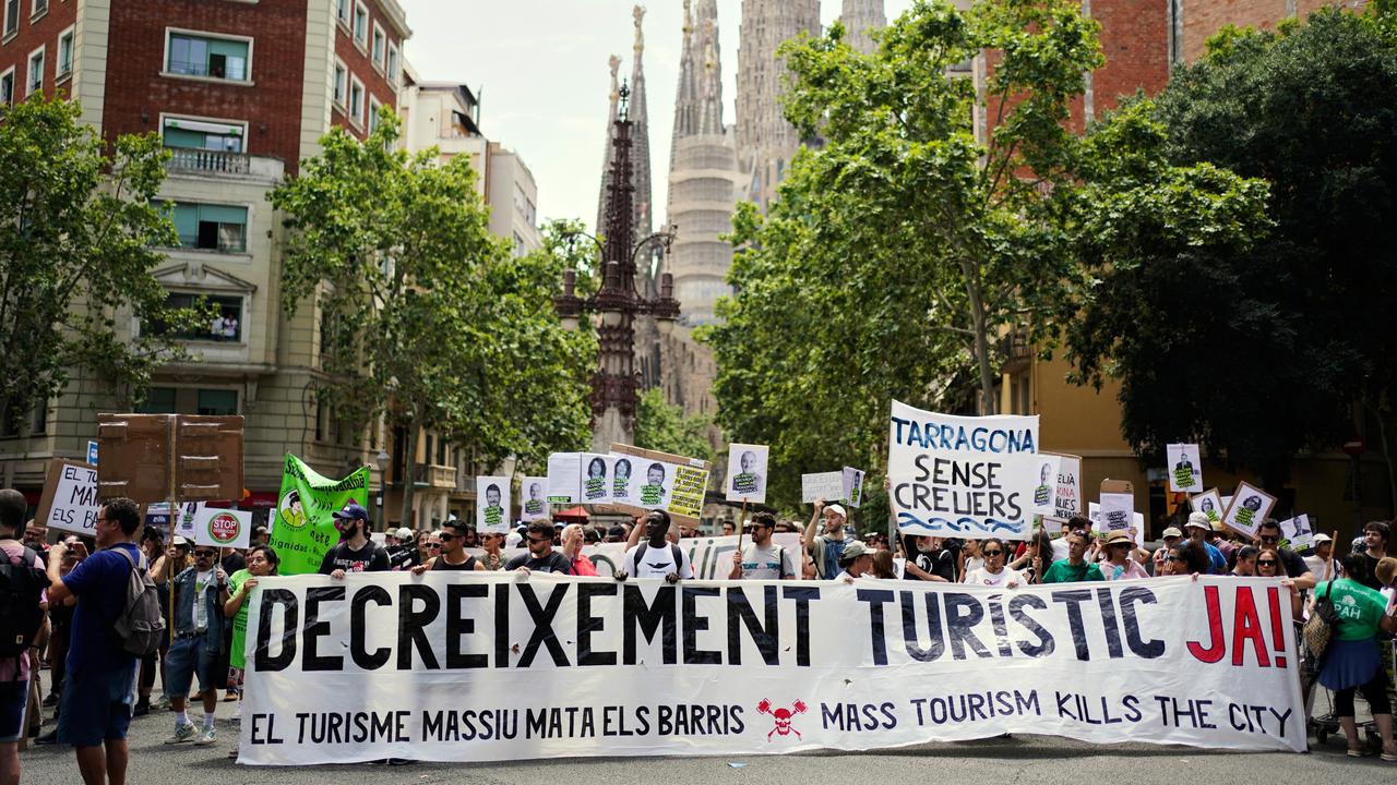 Barcelona protest