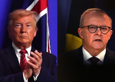 PM talks up Australia-US ties as Trump pressure grows