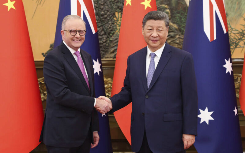 Albanese meets Xi Jinping in China