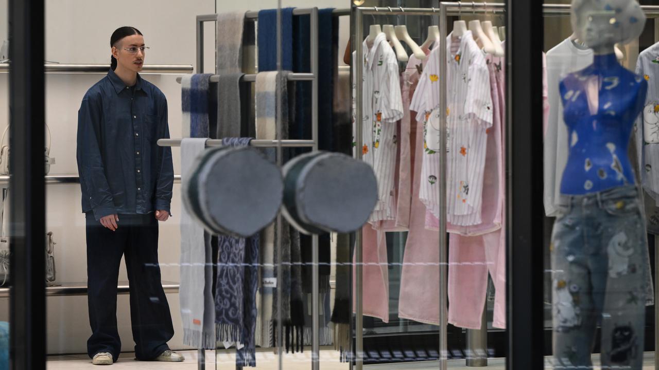 A retail worker in Melbourne