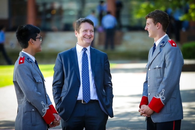 The King's School headmaster Tony George. Image: The King's School