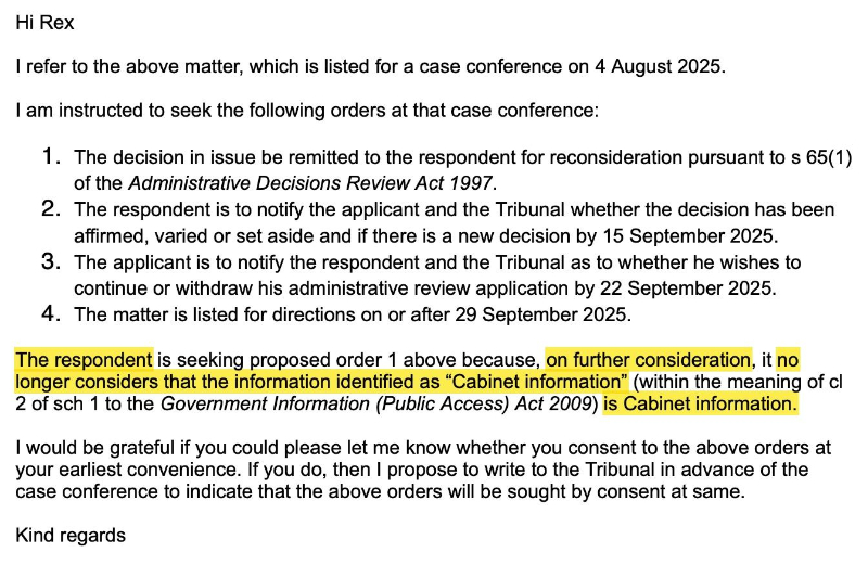 NSW Crown Solicitors email