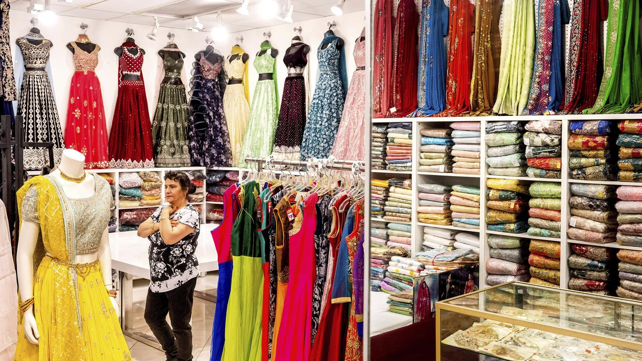 A file photo of an Indian clothing store in the US