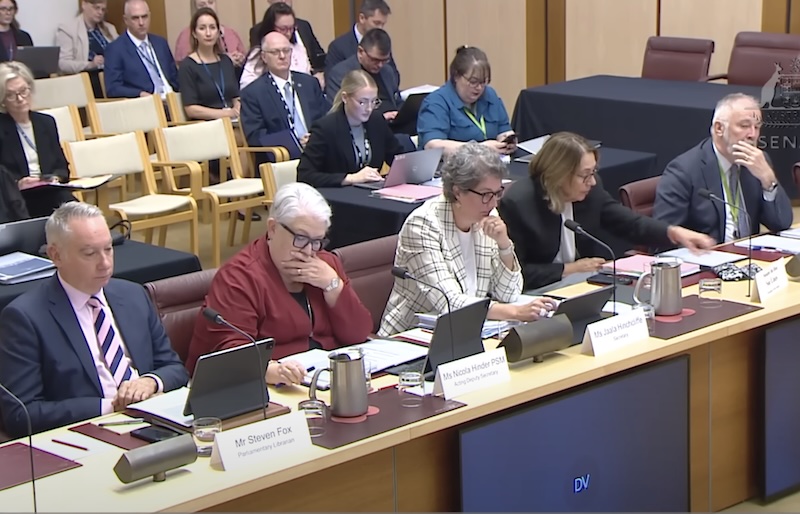 DPS before Senate Estimates