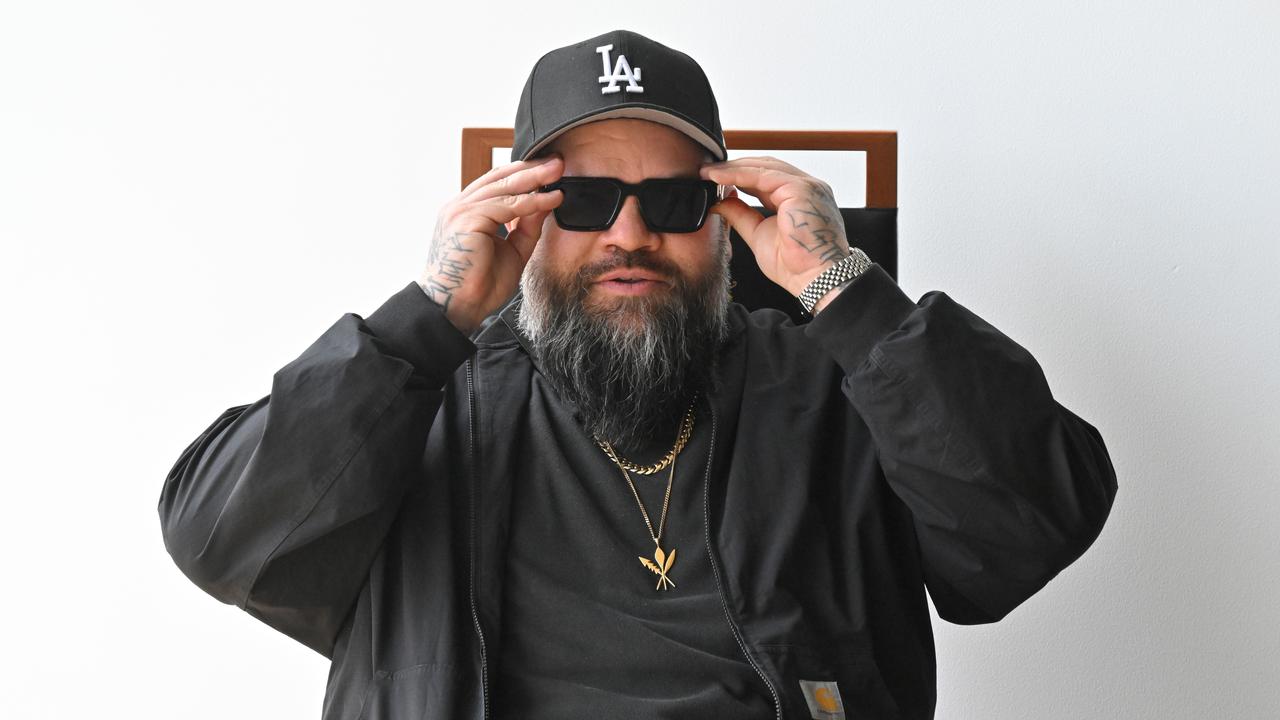 Musician Adam Briggs after appearing before a Senate inquiry