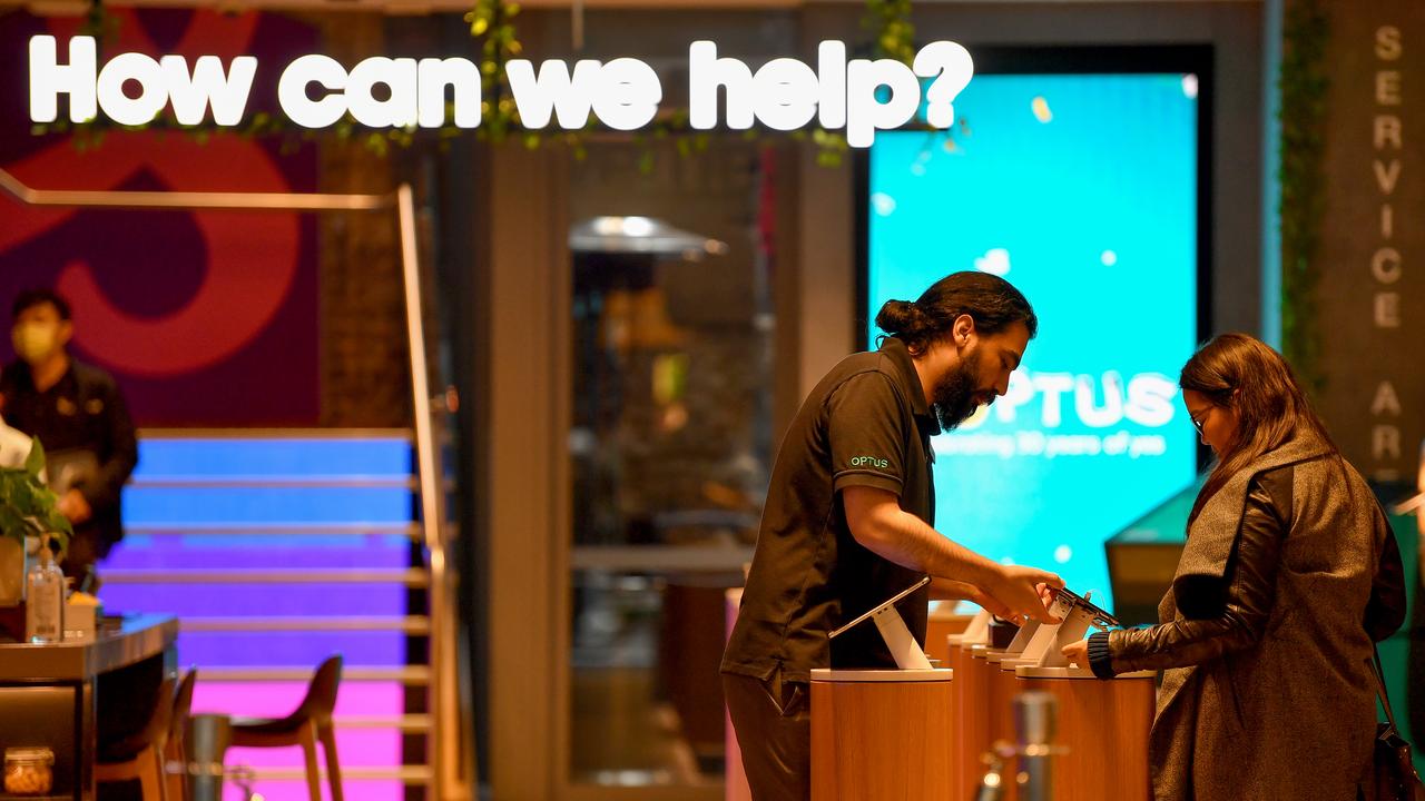 An Optus store (file image)