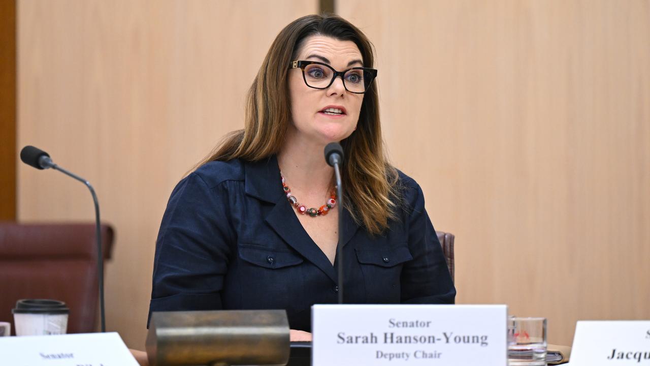 Greens senator Sarah Hanson-Young (file image)