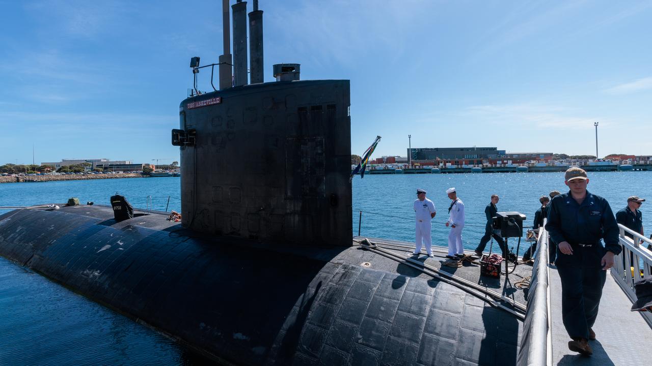 A file photo of a submarine