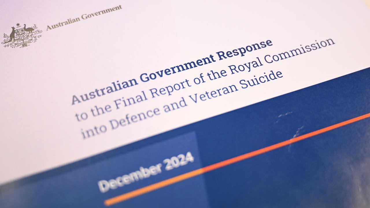 Government response to royal commission report (file)