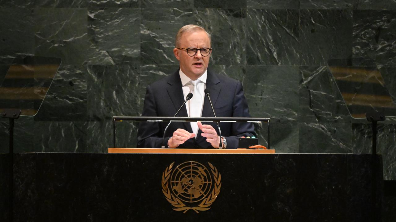 Prime Minister Anthony Albanese at the UN